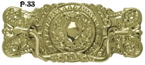 Victorian Stamped Brass Eastlake Handle 3