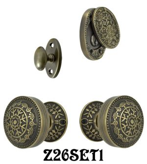 Windsor Pattern Entry Door Set with Swing Cylinder Cover (Z26SET1)