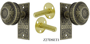 Windsor Pattern Small Door Plate Dummy Set (Z27DSET1)