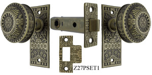 Windsor Pattern Interior Passage Small Door Plate Set (Z27PSET1)