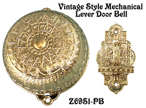 Eastlake Mechanical Lever Doorbell Set (Z69S1-PB)