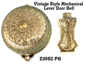 Eastlake Mechanical Lever Doorbell Set (Z69S2-PB)