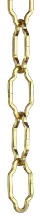 Gothic Brass Plated Metal Lamp Chain Per Foot (ZA-10)