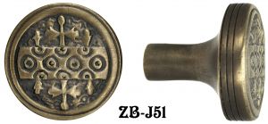 Victorian Windsor Pattern 1 1/4" Cabinet Knob (ZB-J51)