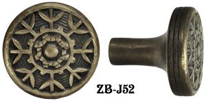 Victorian Windsor Pattern 1 1/4" Cabinet Knob (ZB-J52)