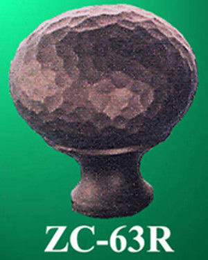 Arts & Crafts Or Mission Copper 1 1/2" Round Knob (ZC-63R)