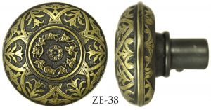 Victorian Recreated Rare Grape Motif Door Knob Circa 1870 (ZE-38)