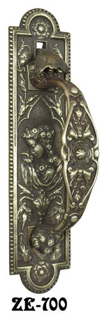 Door Rare Victorian Lady Thumblatch By R&E Circa 1870 (ZE-700)