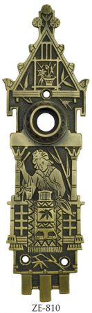 Lovely R&E Scenic Oriental Door Plate (ZE-810C)