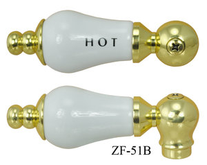 Porcelain Lever Handle Lever Handle Hot (ZF-51A)