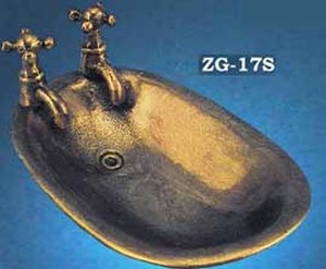 Victorian Style Bathtub Shape Bronze Soap Dish (ZG-17S)