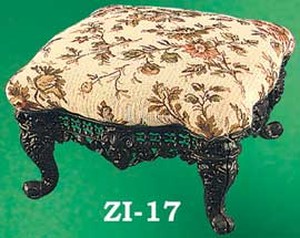 Cast Iron Victorian Large Foot Stool (ZI-17)