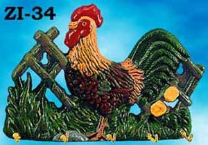 Rooster Key Rack (ZI-34)