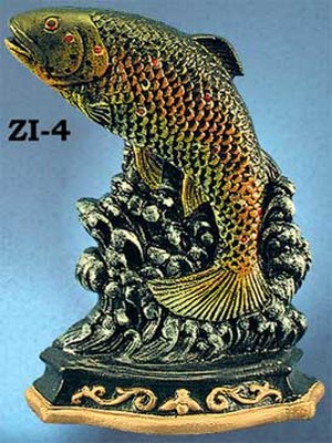 Cast Iron Door Stop Trout (ZI-4)