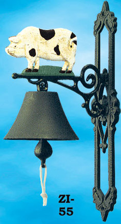 Cast Iron Bell Piggy (ZI-55)