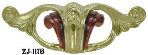 Art Deco Large Waterfall Handle 4 1/4"CC (ZJ-117B)