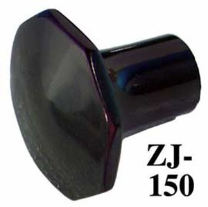 Art Deco Bakelite Black Octagon 1" Knob (ZJ-150)