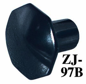 Art Deco Bakelite Navy Blue Octagon 1" Pull Knob (ZJ-97B)