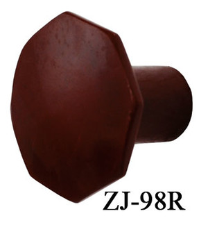 Art Deco Bakelite Red Octagon Knob Pull (ZJ-98R)