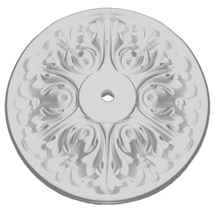 Plaster Ceiling Medallion Recreated Shallow Acanthus Design 20