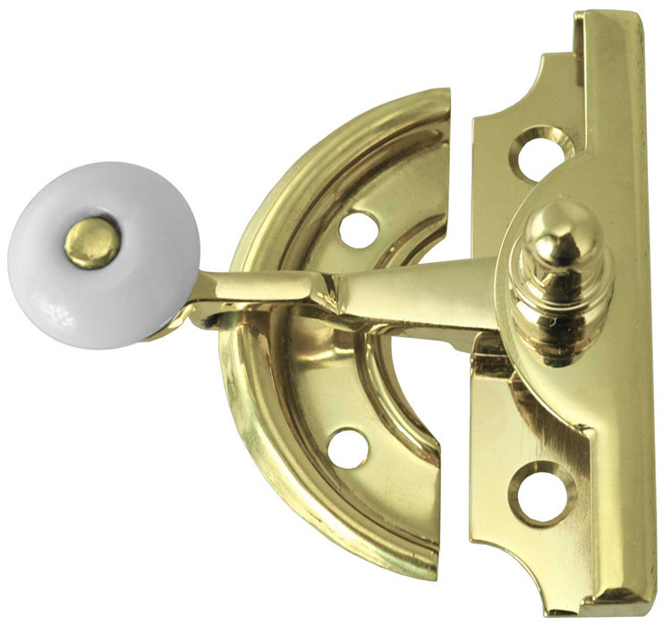 Sash wIndow latch lock Victorian brass Catch Fastener Antique Victorian 