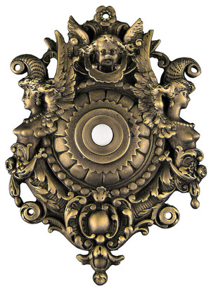 Cupid Or Cherub Rococo Doorbell (ZLW-165BL)