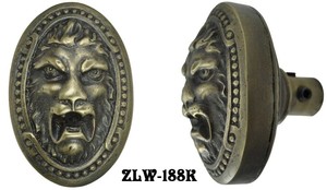 Victorian P&F Corbin Recreated Lion Pavia Doorknob Circa 1900 (ZLW-188K)