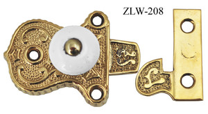 Porcelain Knob Cupboard Latch (ZLW-208)