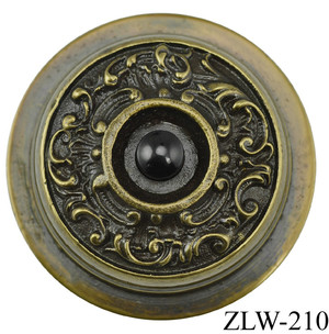 Victorian Pattern Round Rococo Doorbell (ZLW-210)
