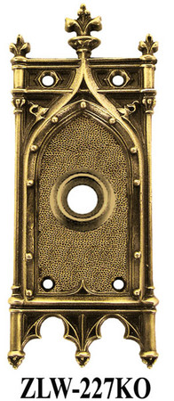Amiens Gothic Doorknob Rose 6 3/8" Tall (ZLW-227KO)
