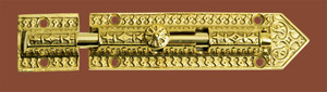 Large Eastlake Ornate Door Bolt (ZLW-231B)