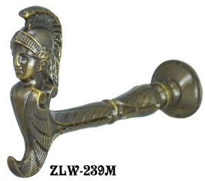 Antique Recreated Roman or Mythical Male Head Hook (ZLW-239M)