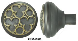 Victorian Recreated Amiens Gothic Door Knob (ZLW-274K)