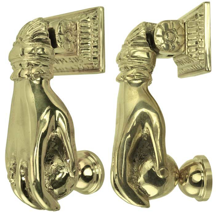 Details about   Brass Golden Monkey Hand Shape Front Door Knocker Victorian Style Door Bell CJ28 