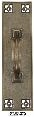 Arts & Crafts Pull Handle Door Plate (ZLW-379)