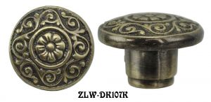 Recreated Victorian Screen Door Knob (ZLW-107K)