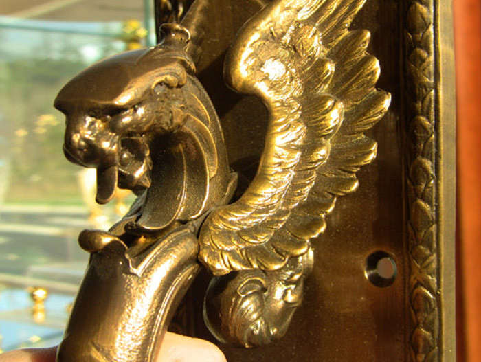 Reproduction Antique Door Locks vintage hardware & lighting - victorian style griffin or dragon Reproduction Antique Door Locks vintage hardware & lighting - victorian style griffin or dragon