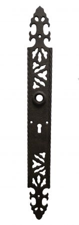 Gothic or Art and Crafts Keyhole Door Plate 17 1/4" Tall (ZLW-344)