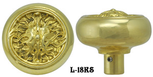 Victorian Scroll Design Cast Single Doorknob (L-18KS)