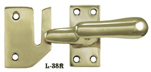 Victorian Recreated Window Casement Latch or Door Latch with Rim Catch (L-38R)