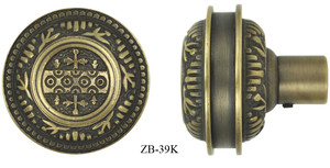 Victorian Windsor Fully Decorated Door Knob (ZB-39K)