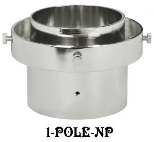 Exterior Light Pole 4" Fitter Adapter (1-POLE-X)