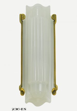 Art Deco Wall Sconce Recreated 1930s Lightolier Luxart Light Fixture (236-ES-DK)