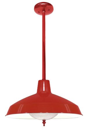 Red Finish Barn or Commercial Shop Light (242-INPL-RD)