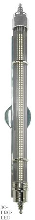 Art Deco Streamline LED Sconces 30" Large Energy Saving Wall Lighting (30-LRG-LED)