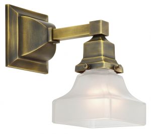 Mission Style Single Electric Wall Sconce -No Shade(551-ES-DK)