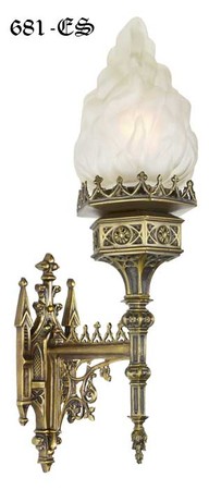 Large Gothic Wall Sconce (681-ES)