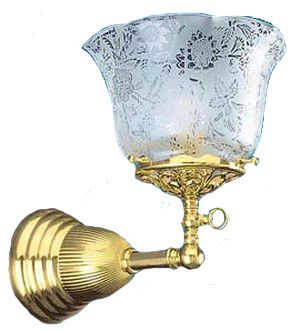Victorian Single Sconce Light (703-GAS)