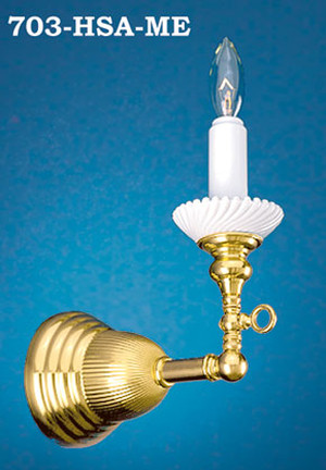 Victorian Candle Sconce Light (703-HSA-ME)