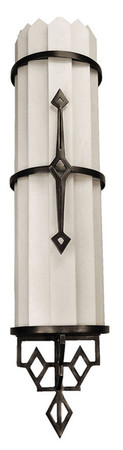 Large Art Deco Wall Sconce Choice Of Bulb Socket (770-IN-DK)